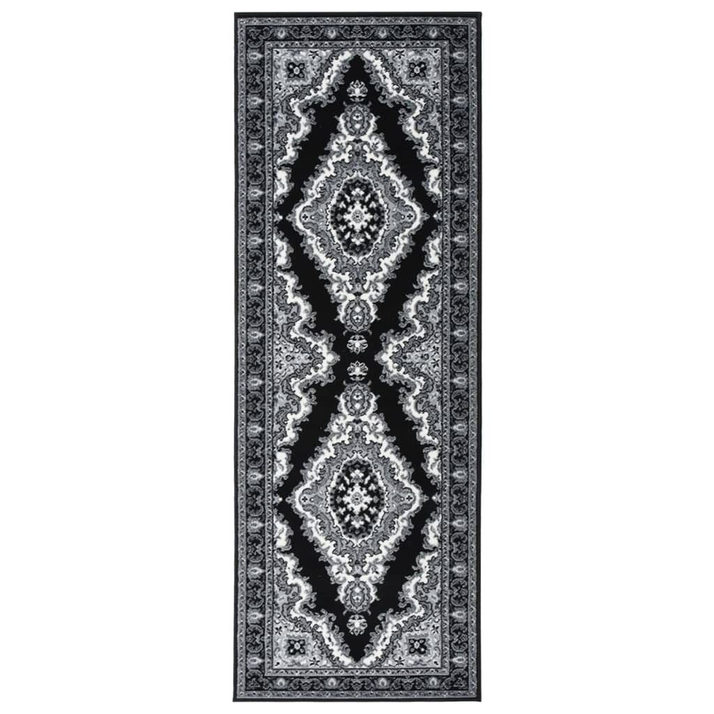 Berkfield Runner Rug BCF Black 60x150 cm