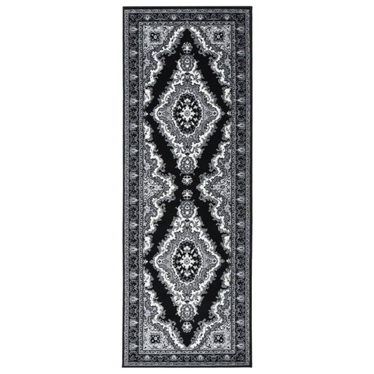 Berkfield Runner Rug BCF Black 60x150 cm