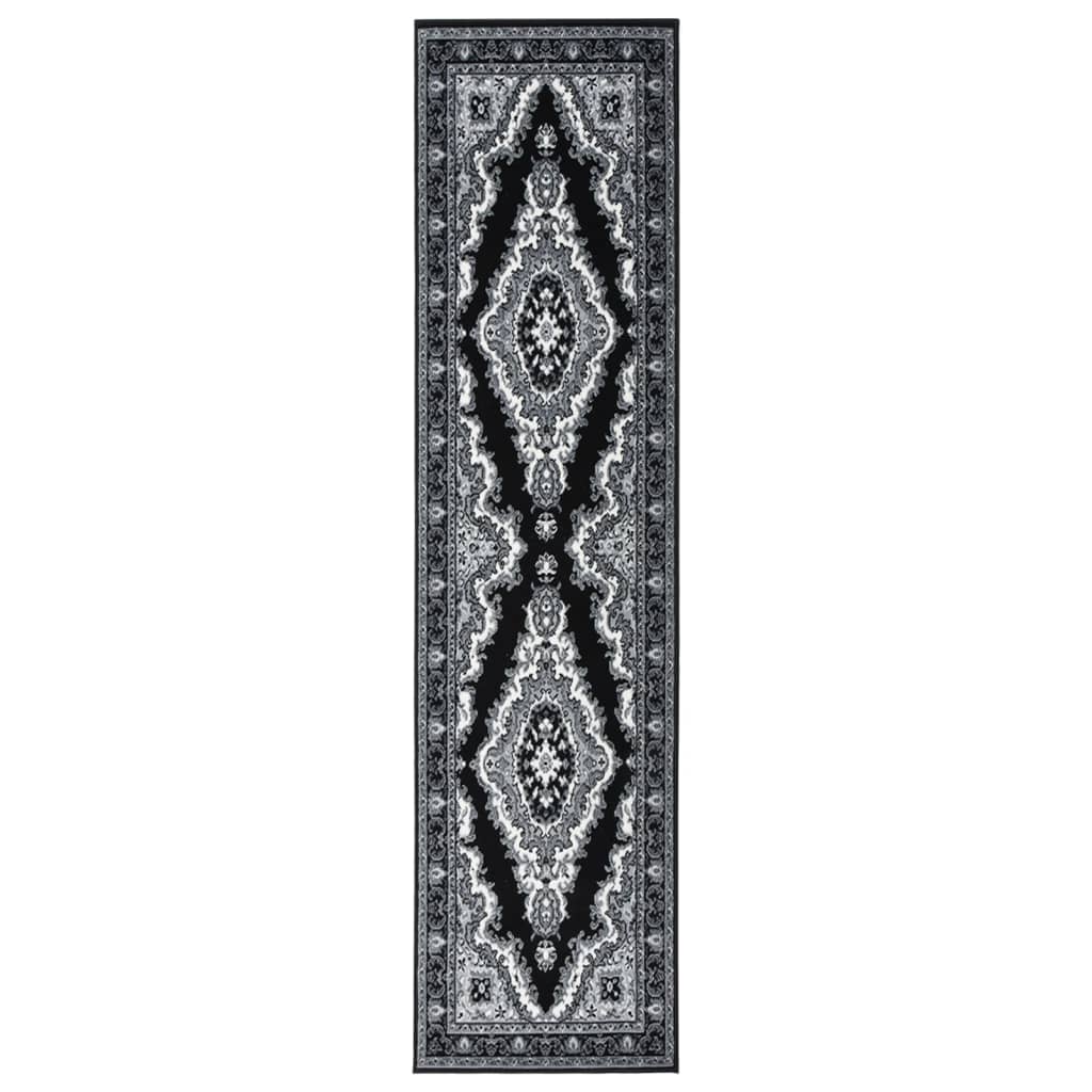 Berkfield Runner Rug BCF Black 60x300 cm