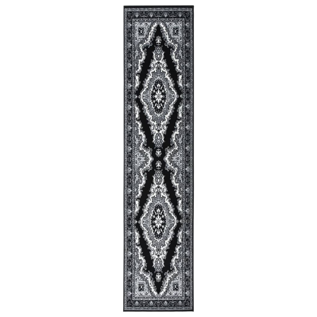 Berkfield Runner Rug BCF Black 60x350 cm