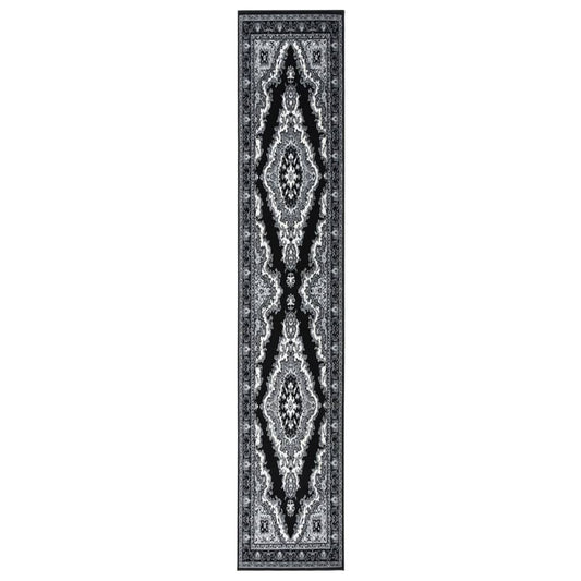 Berkfield Runner Rug BCF Black 60x500 cm