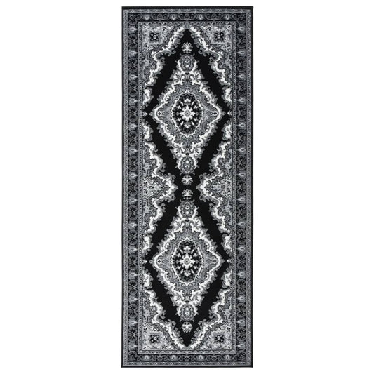 Berkfield Runner Rug BCF Black 80x200 cm