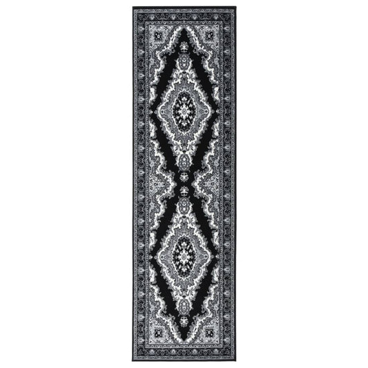 Berkfield Runner Rug BCF Black 80x300 cm