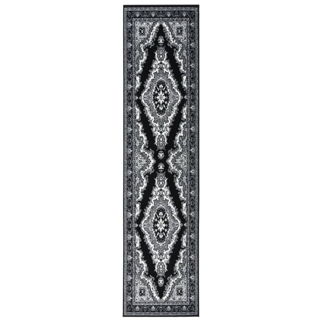 Berkfield Runner Rug BCF Black 80x400 cm