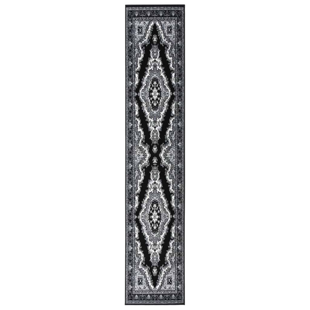 Berkfield Runner Rug BCF Black 80x500 cm