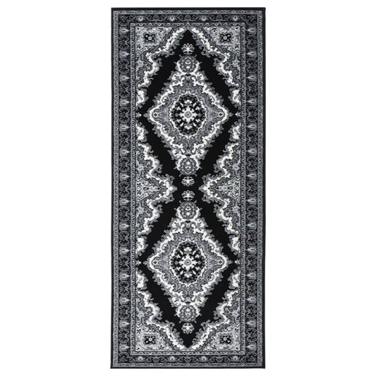 Berkfield Runner Rug BCF Black 100x250 cm