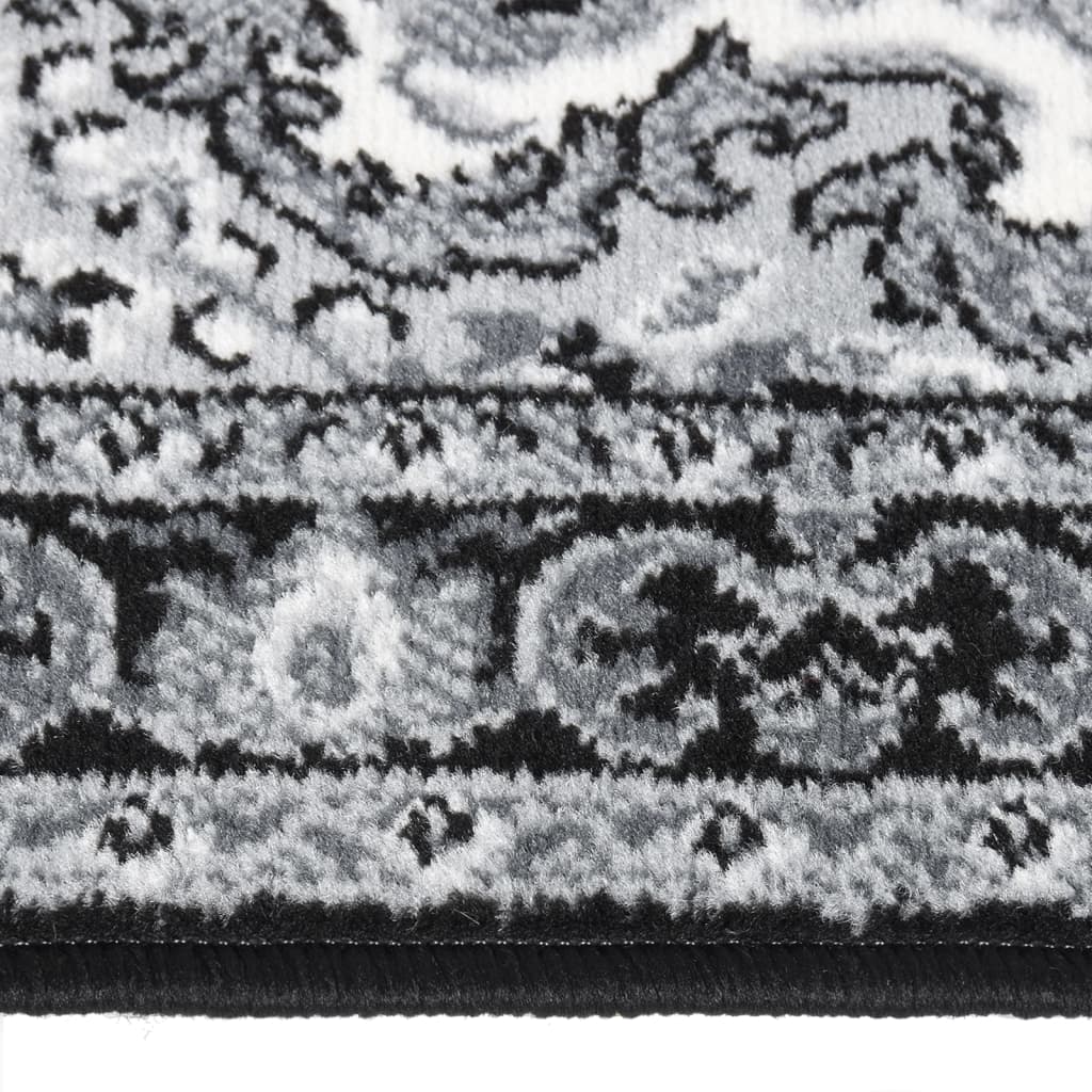 Berkfield Runner Rug BCF Black 100x250 cm