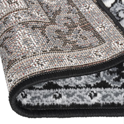 Berkfield Runner Rug BCF Black 100x250 cm
