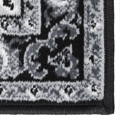 Berkfield Runner Rug BCF Black 100x250 cm