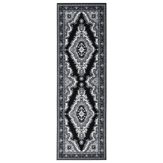 Berkfield Runner Rug BCF Black 100x350 cm