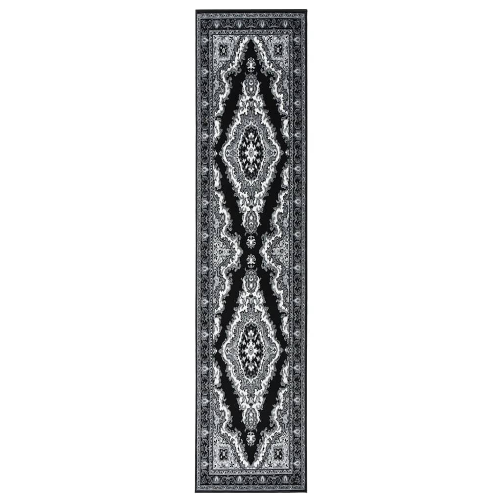 Berkfield Runner Rug BCF Black 100x450 cm