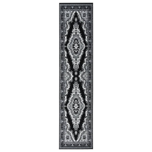 Berkfield Runner Rug BCF Black 100x450 cm