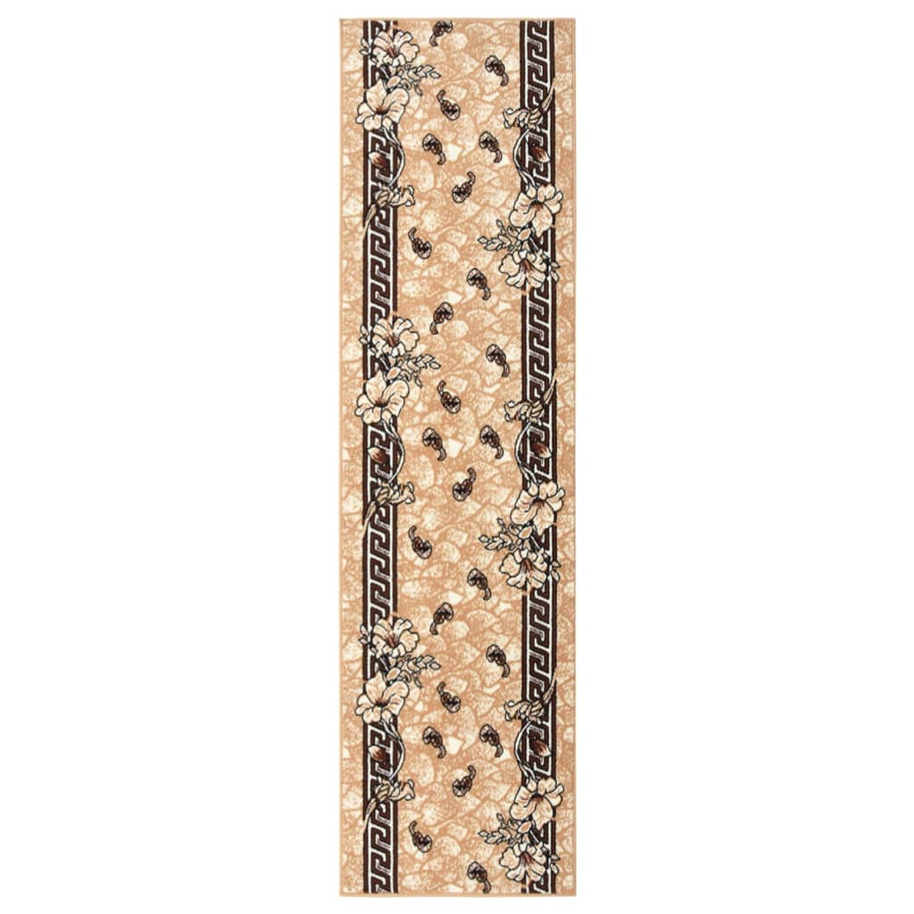 Berkfield Runner Rug BCF Beige 80x350 cm