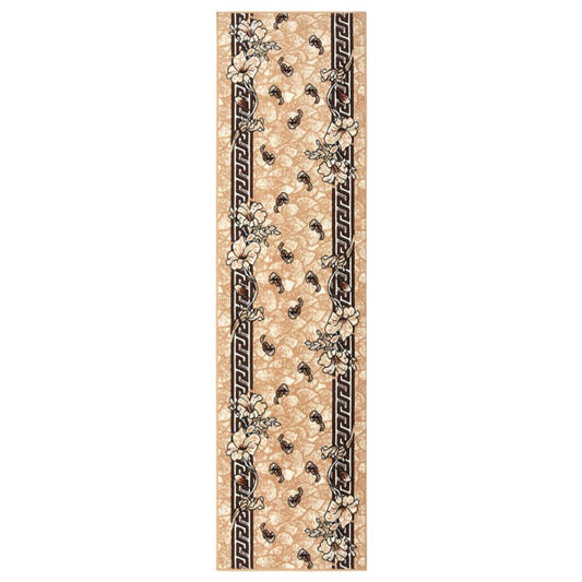 Berkfield Runner Rug BCF Beige 80x350 cm