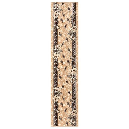 Berkfield Runner Rug BCF Beige 80x450 cm
