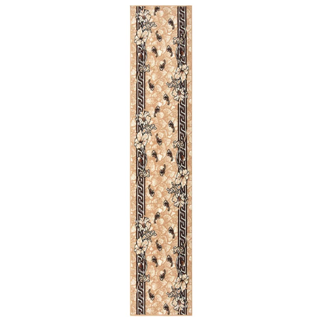 Berkfield Runner Rug BCF Beige 80x500 cm