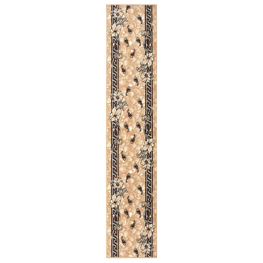 Berkfield Runner Rug BCF Beige 80x500 cm