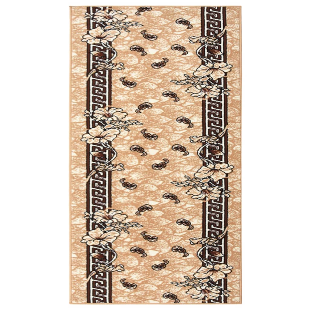Berkfield Runner Rug BCF Beige 100x150 cm