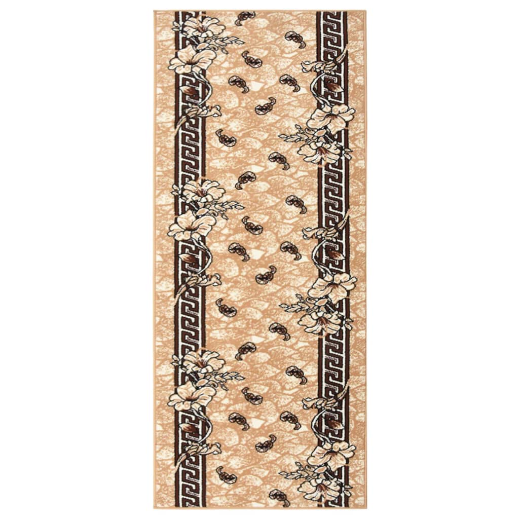 Berkfield Runner Rug BCF Beige 100x250 cm