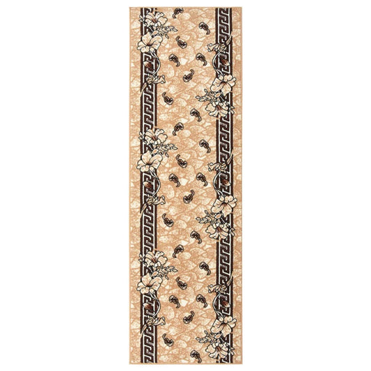Berkfield Runner Rug BCF Beige 100x350 cm