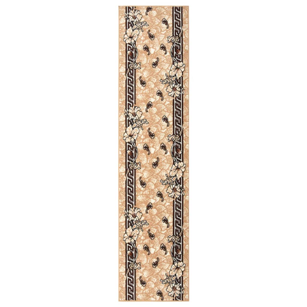 Berkfield Runner Rug BCF Beige 100x450 cm