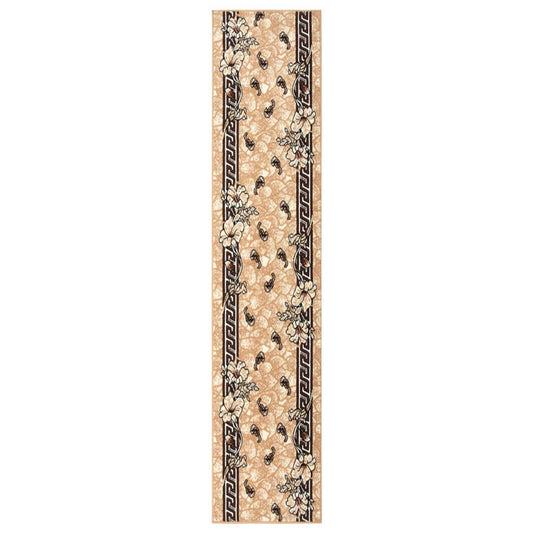Berkfield Runner Rug BCF Beige 100x500 cm