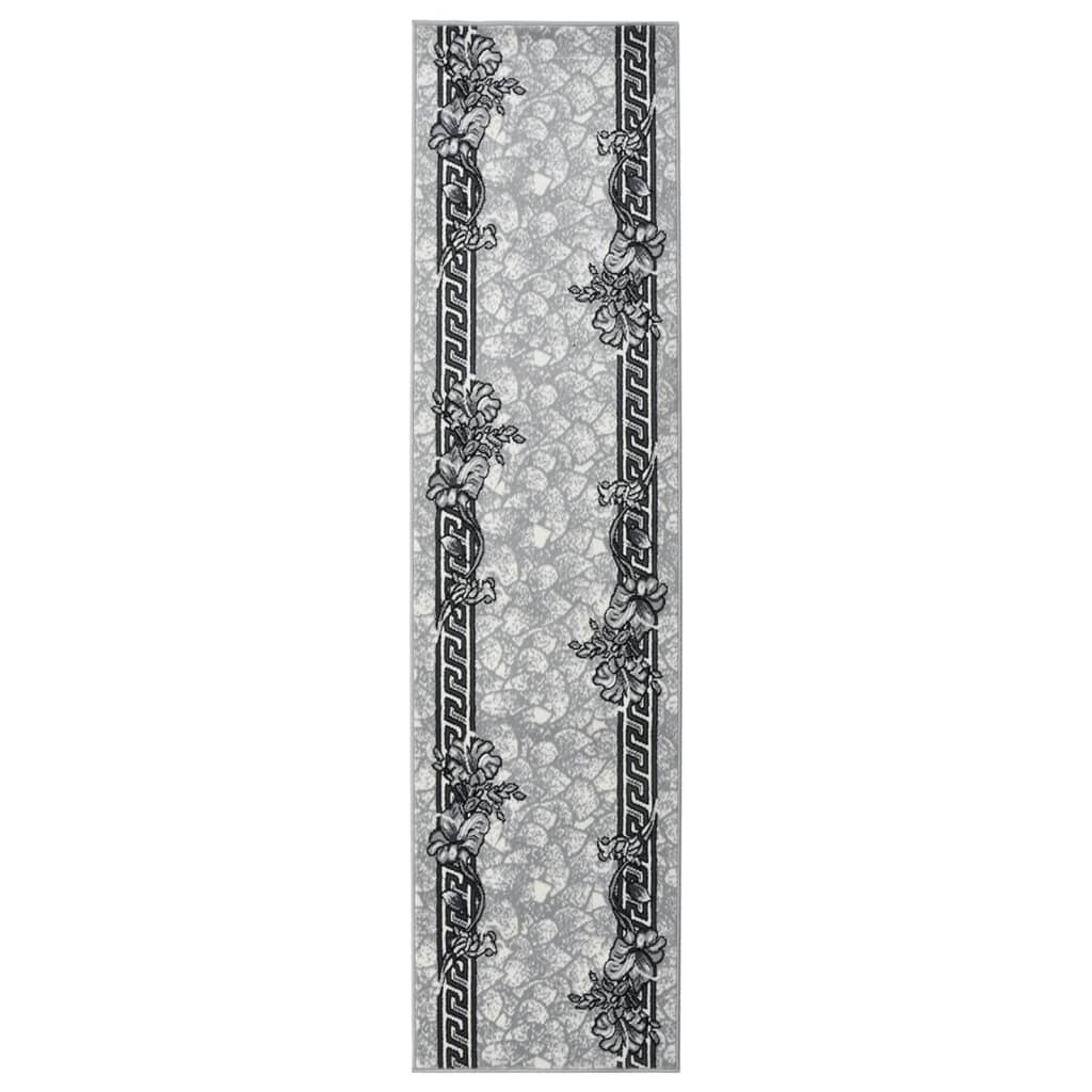Berkfield Runner Rug BCF Grey 80x350 cm
