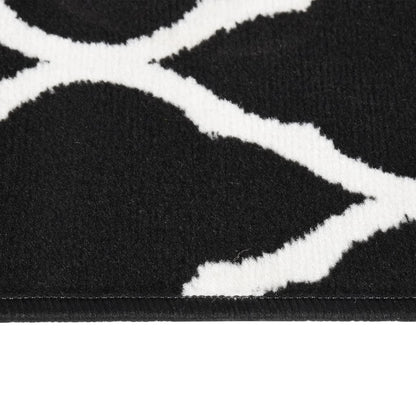 Berkfield Runner Rug BCF Black and White 60x450 cm