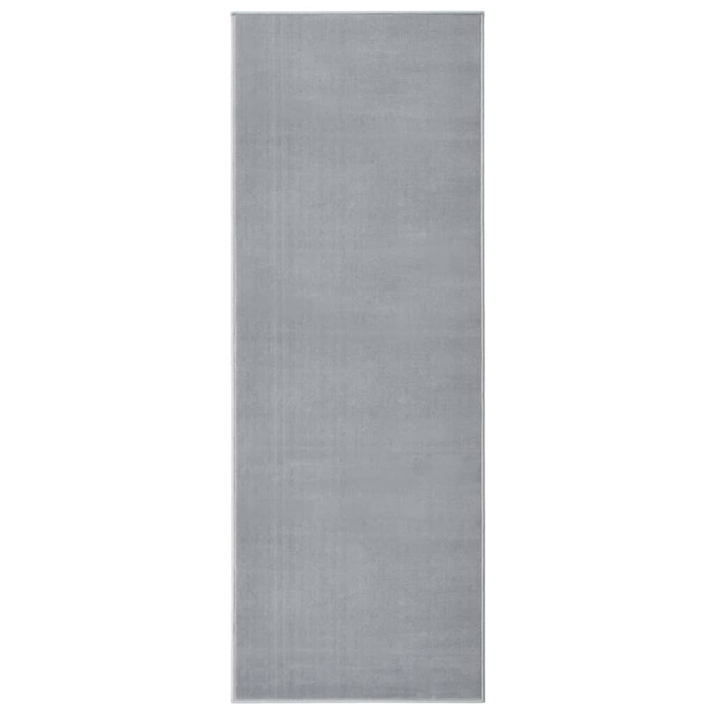 Berkfield Runner Rug BCF Grey 80x200 cm