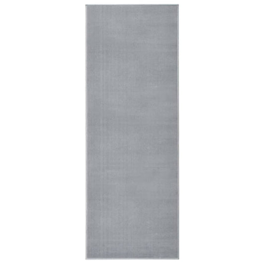 Berkfield Runner Rug BCF Grey 80x200 cm