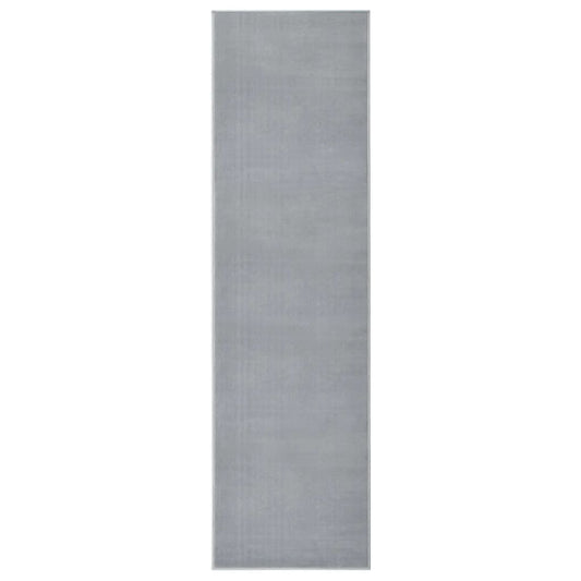 Berkfield Runner Rug BCF Grey 80x300 cm