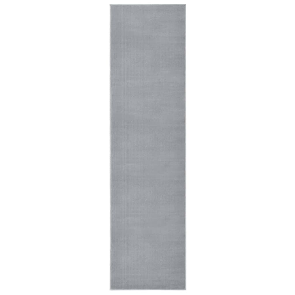Berkfield Runner Rug BCF Grey 80x350 cm