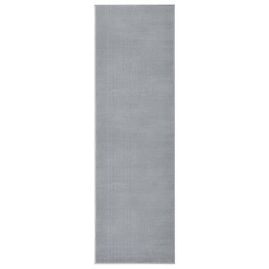 Berkfield Runner Rug BCF Grey 100x350 cm