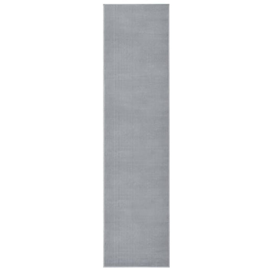 Berkfield Runner Rug BCF Grey 100x450 cm