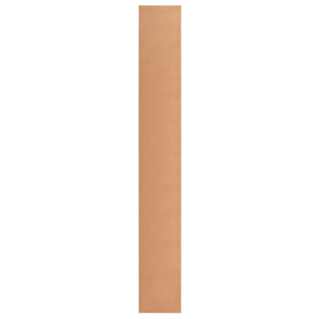 Berkfield Runner Rug BCF Beige 60x500 cm