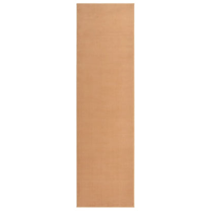 Berkfield Runner Rug BCF Beige 80x300 cm