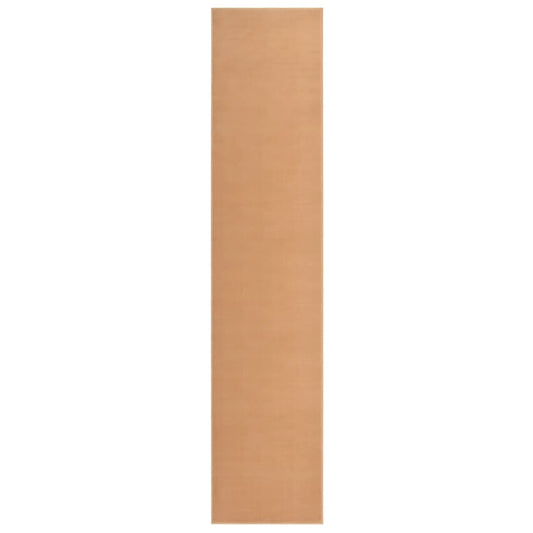 Berkfield Runner Rug BCF Beige 80x400 cm