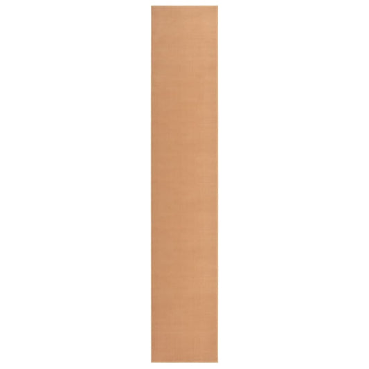 Berkfield Runner Rug BCF Beige 80x450 cm