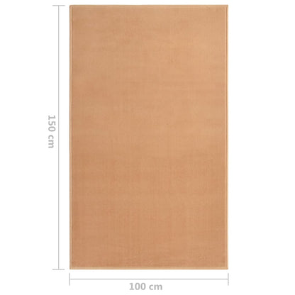 Berkfield Runner Rug BCF Beige 100x150 cm