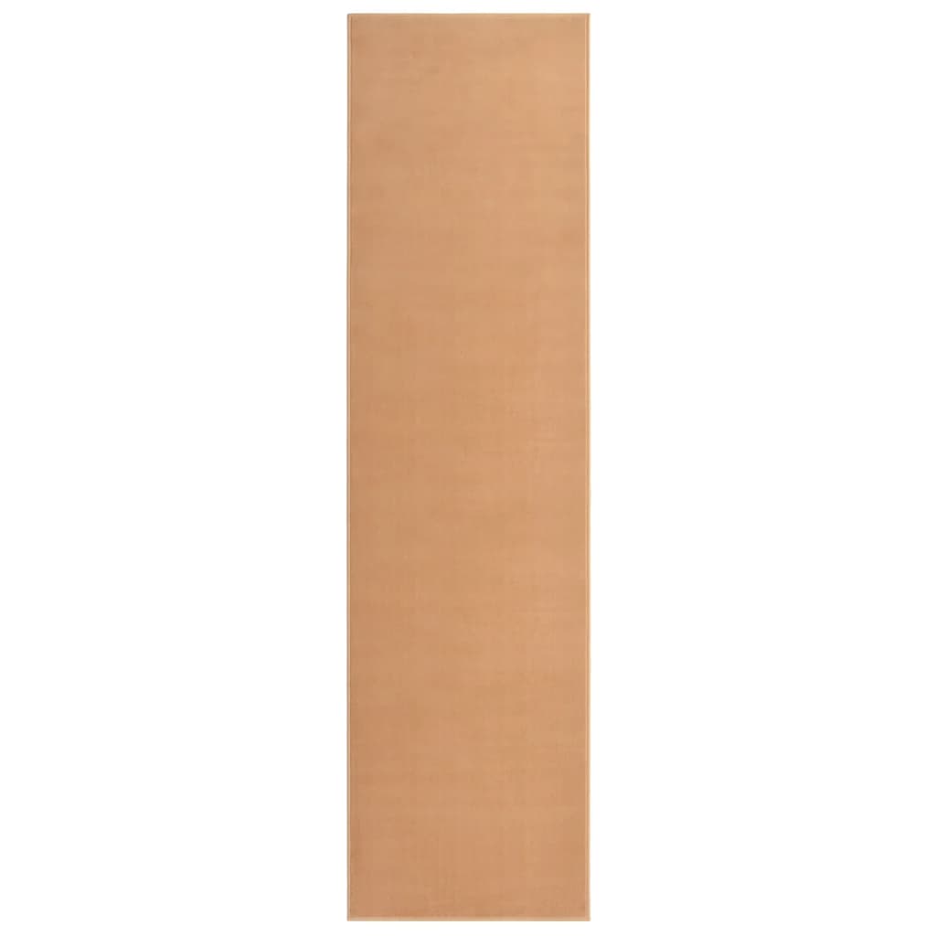 Berkfield Runner Rug BCF Beige 100x400 cm