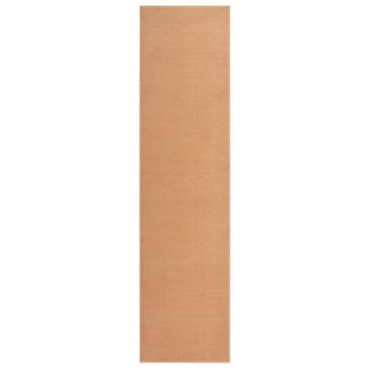 Berkfield Runner Rug BCF Beige 100x450 cm