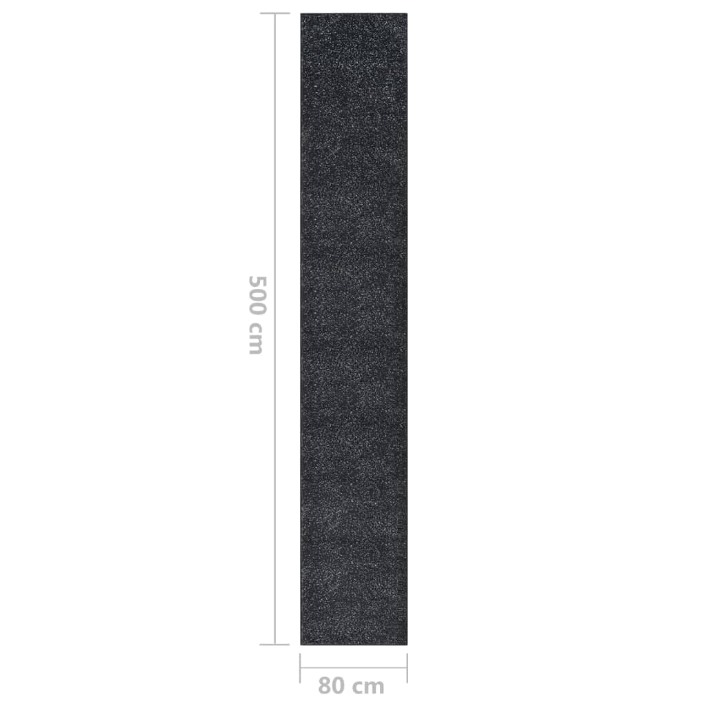 Berkfield Runner Rug BCF Anthracite 80x500 cm