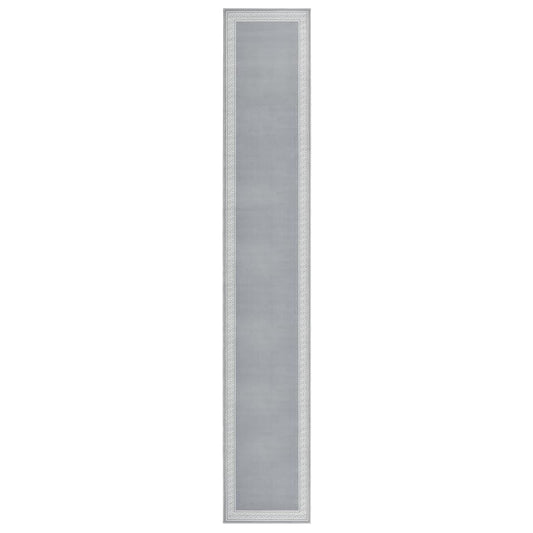 Berkfield Runner Rug BCF Grey with Motif 80x500 cm