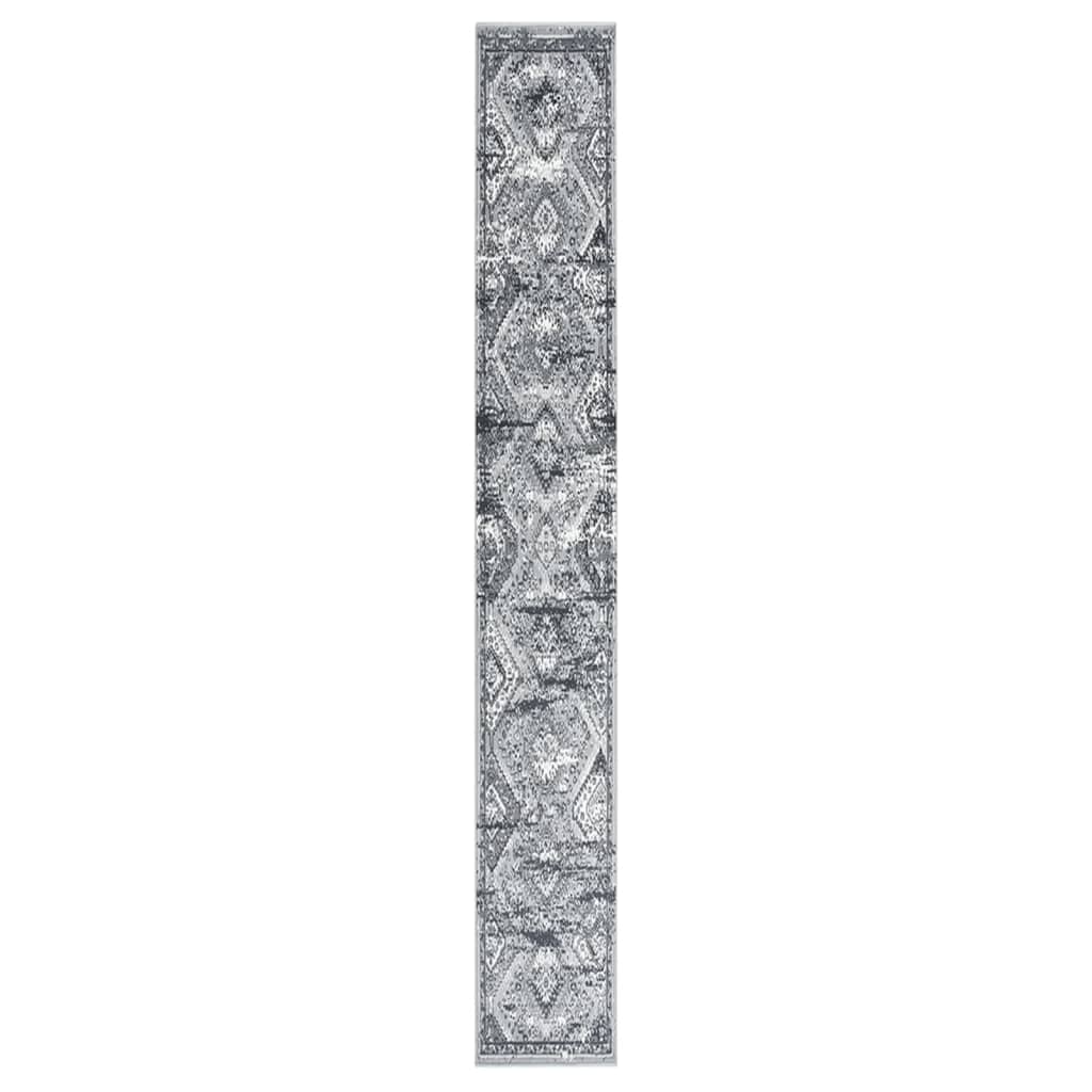 Berkfield Runner Rug BCF Oriental Grey 60x450 cm
