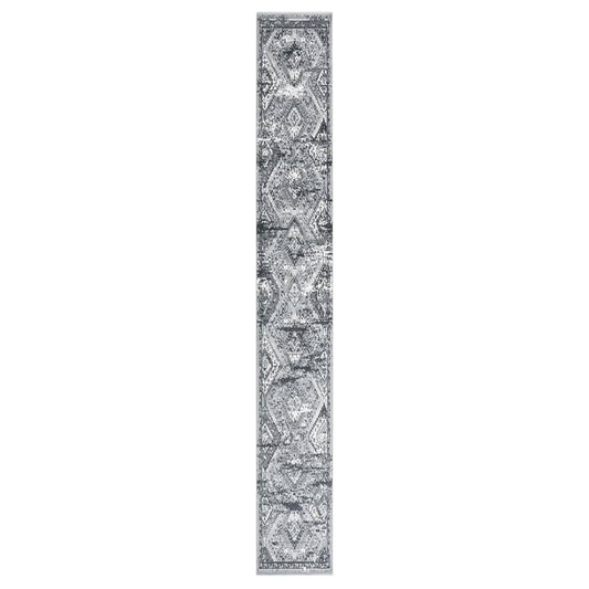Berkfield Runner Rug BCF Oriental Grey 60x450 cm