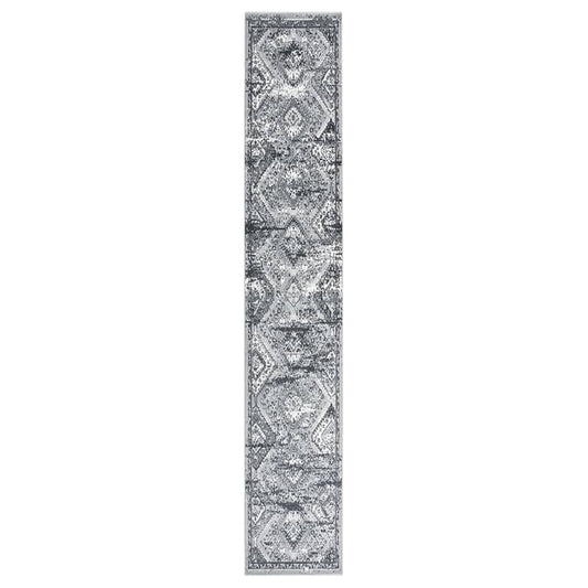 Berkfield Runner Rug BCF Oriental Grey 80x500 cm
