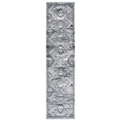 Berkfield Runner Rug BCF Oriental Grey 100x400 cm