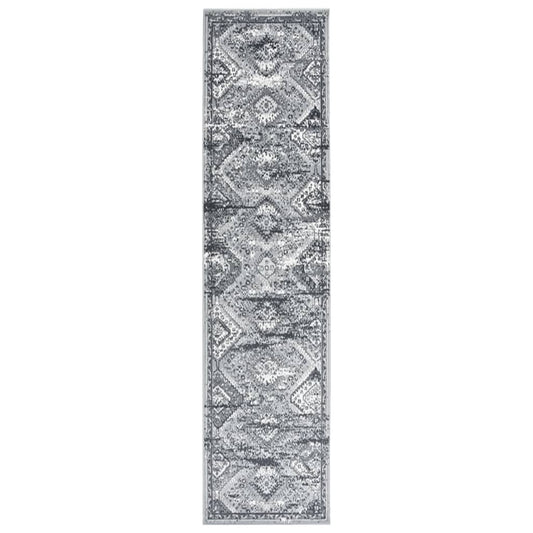 Berkfield Runner Rug BCF Oriental Grey 100x400 cm