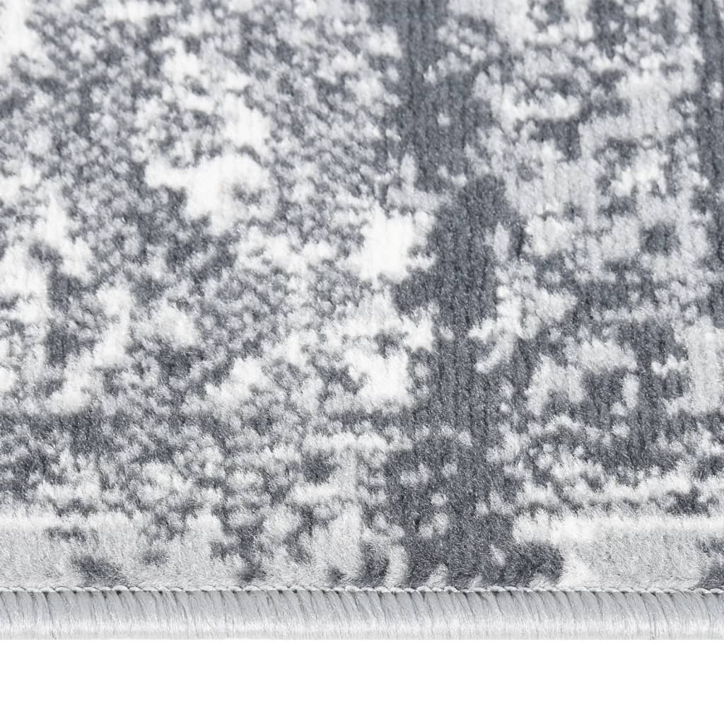 Berkfield Runner Rug BCF Oriental Grey 100x400 cm