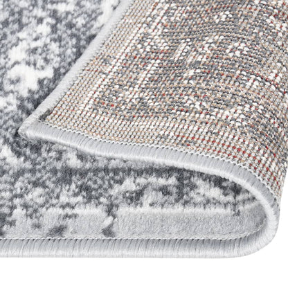 Berkfield Runner Rug BCF Oriental Grey 100x400 cm